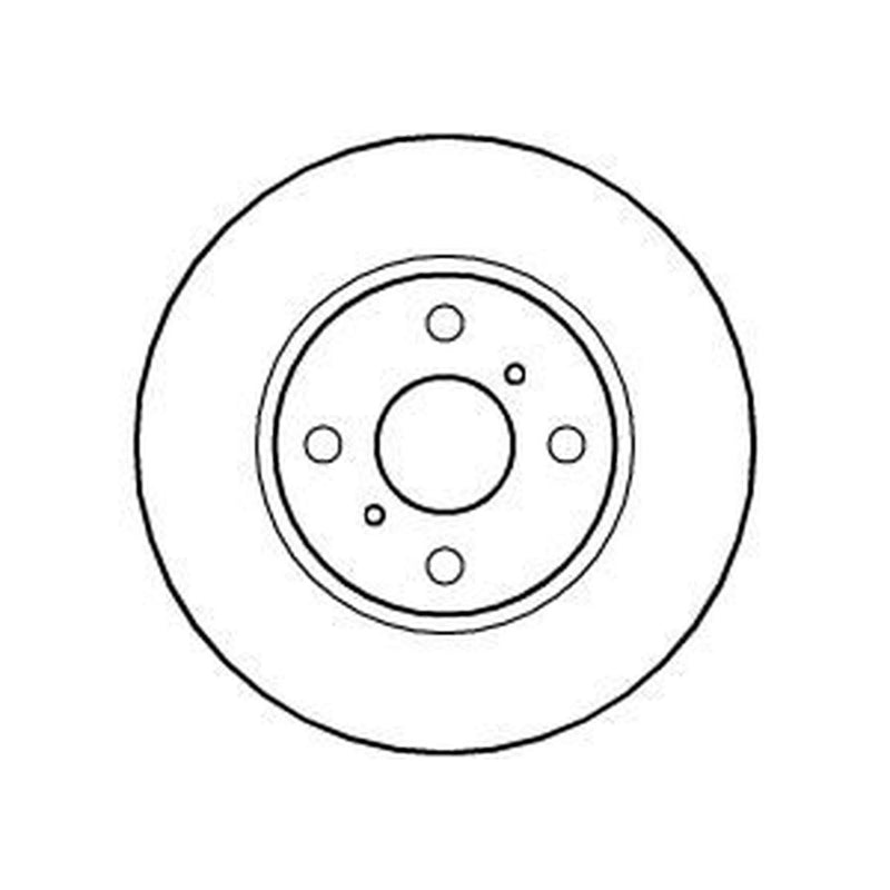 Abtex 2 x Front Brake Discs BD810V