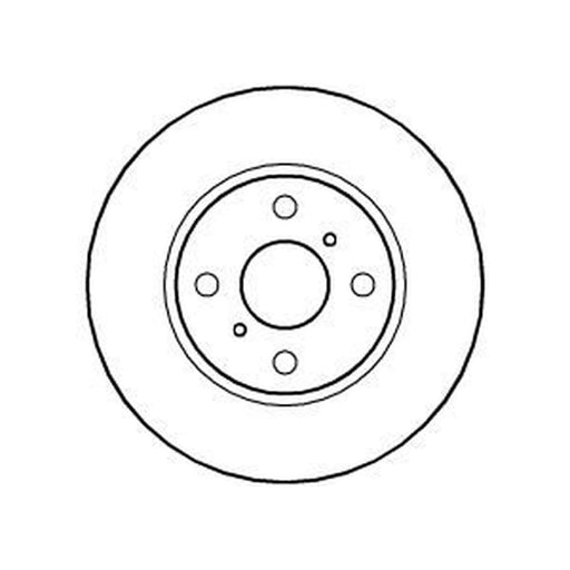 Abtex 2 x Front Brake Discs BD810V