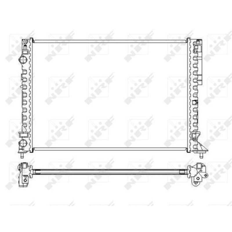 NRF Engine Radiator 58242