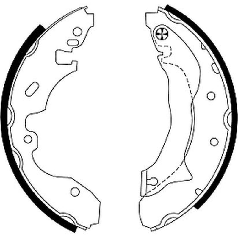 Textar Brake Shoe Set Axle Kit 91049400