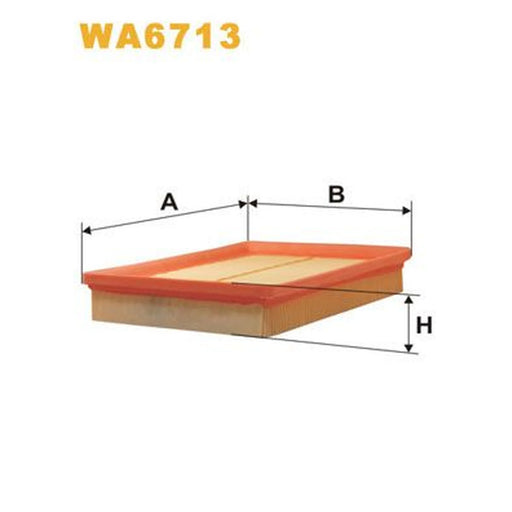 WIX Engine Air Filter WA6713