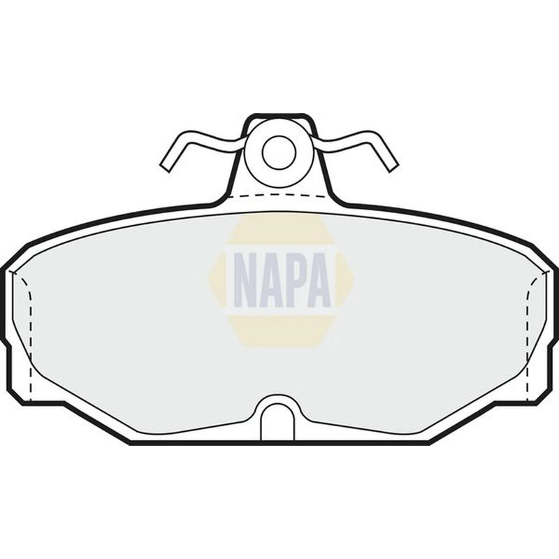 NAPA Rear Brake Pad Set NBP1849