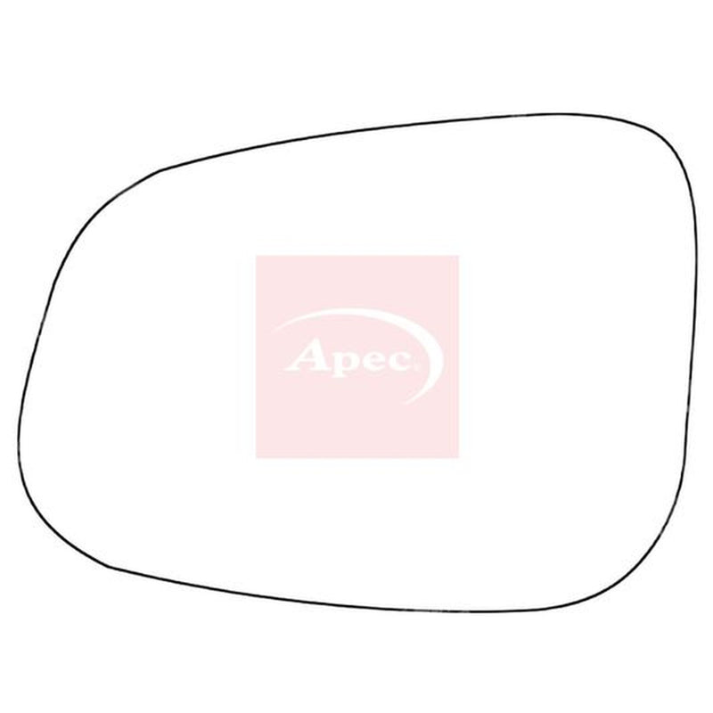 Apec Exterior Wing Mirror Glass Left AMS2705