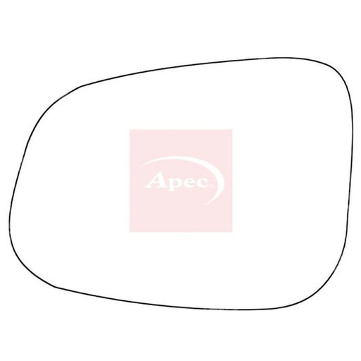 Apec Exterior Wing Mirror Glass Left AMS2705