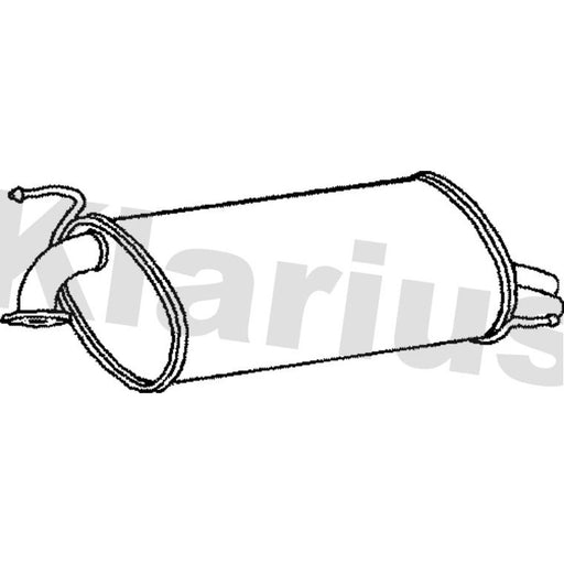 Klarius Box With Tail Pipe Rear HA290X