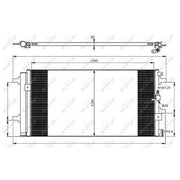 NRF Air Conditioning Condenser 350060