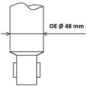 KYB Shock Absorber Damper Strut Rear 349122