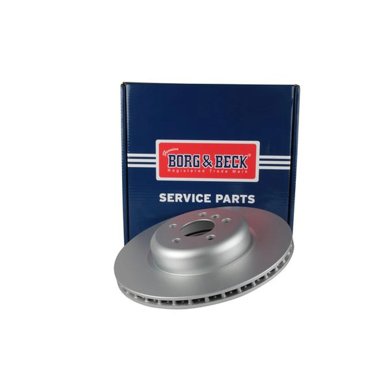Borg & Beck 2 x Vented Rear Brake Discs BBD7029S