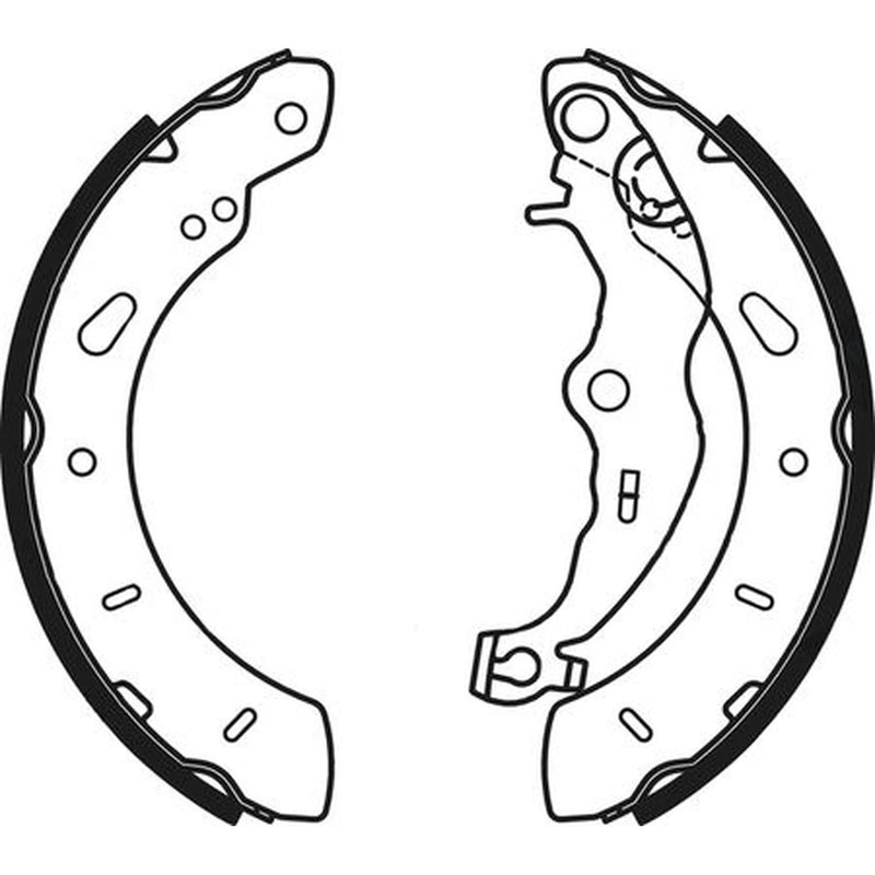 Abtex Brake Shoe Set Axle Kit ABS4206