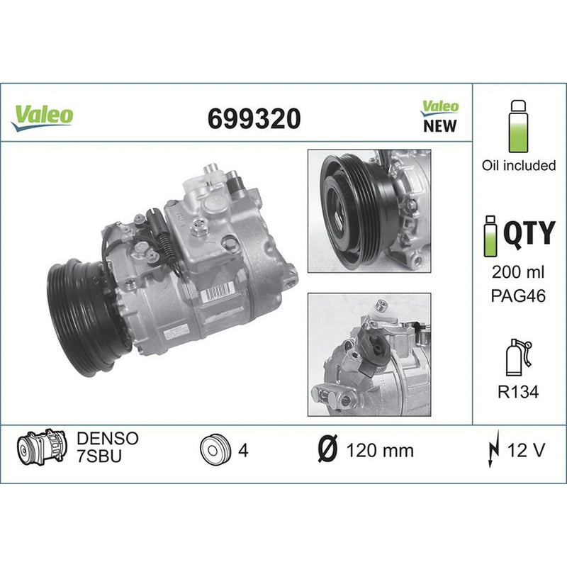 Valeo Air Conditioning Compressor 699320