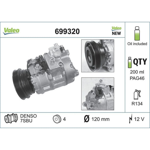 Valeo Air Conditioning Compressor 699320