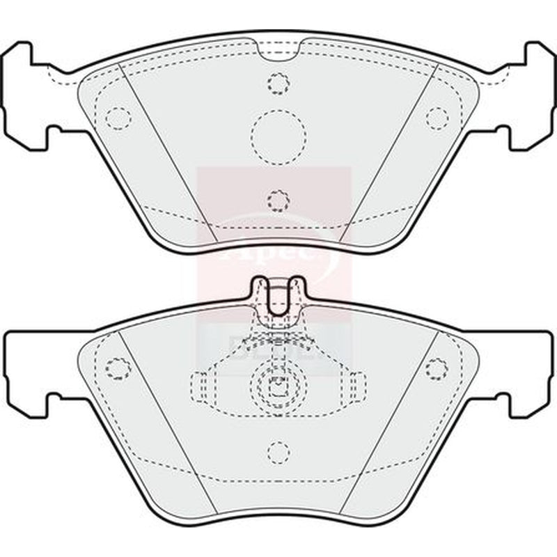 Apec Front Brake Pad Set PD3487
