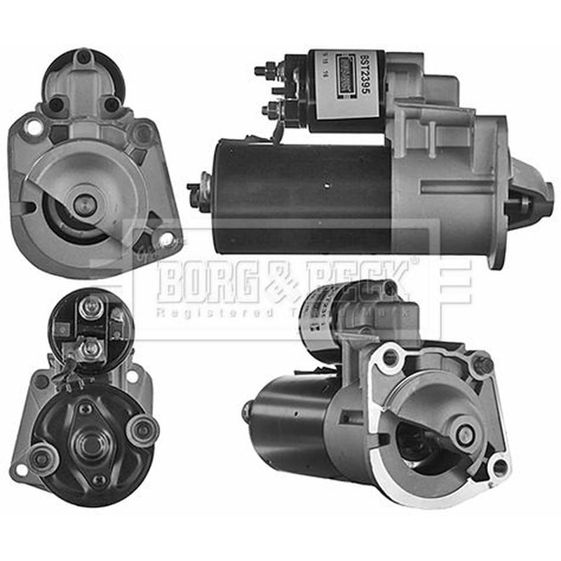 Borg & Beck Starter Motor 12V 1.4kW 9 Teeth BST2395