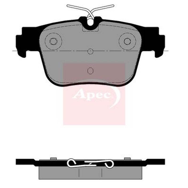 Apec Rear Brake Pad Set PAD2391