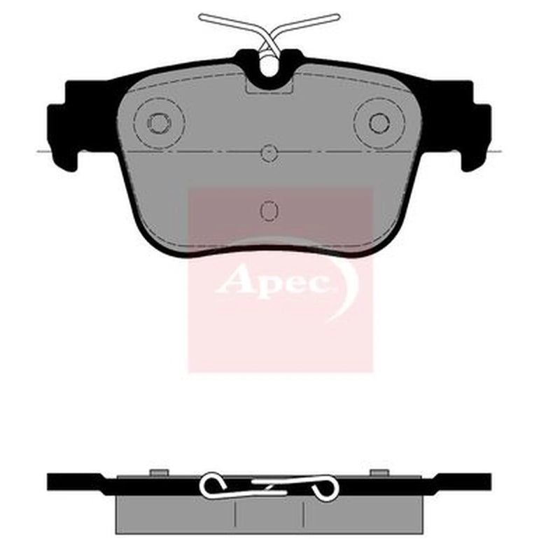 Apec Rear Brake Pad Set PAD2391