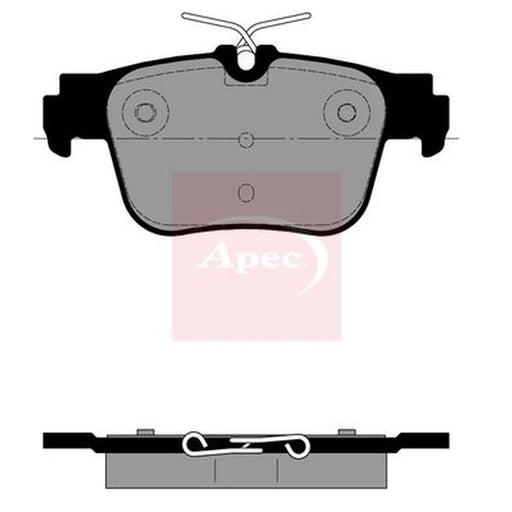 Apec Rear Brake Pad Set PAD2391