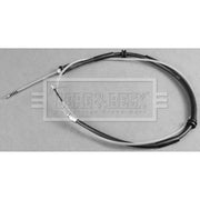 Borg & Beck Handbrake Cable Left Rear BKB3791