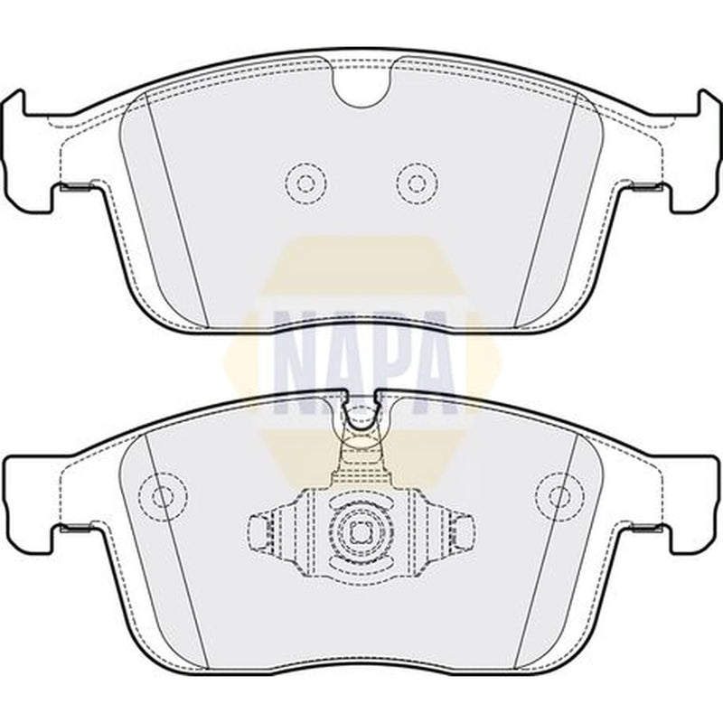 NAPA Front Brake Pad Set NBP1637