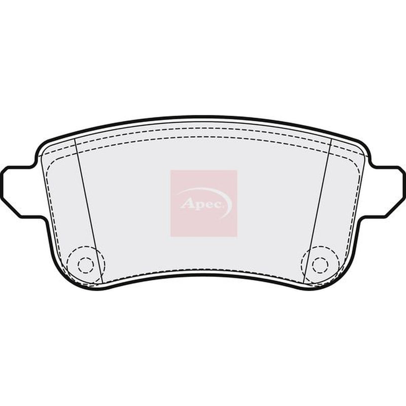 Apec Rear Brake Pad Set PAD2119