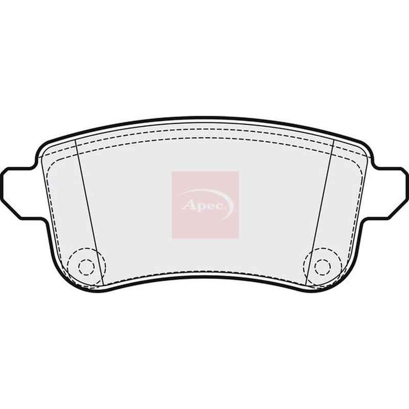 Apec Rear Brake Pad Set PAD2119