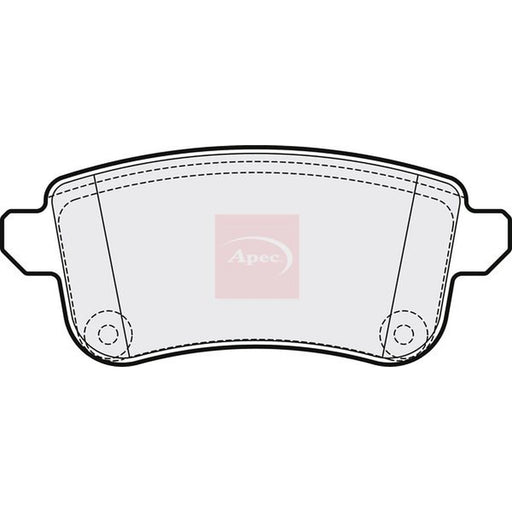 Apec Rear Brake Pad Set PAD2119