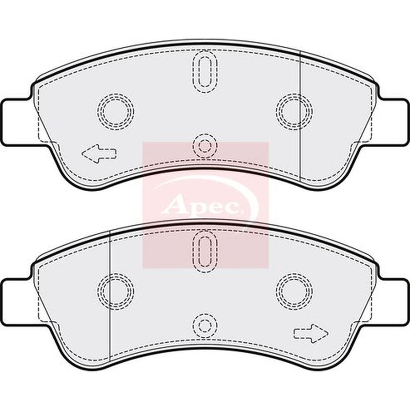 Apec Front Brake Pad Set PAD1269