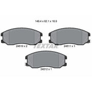 Textar Front Brake Pad Set 2451001