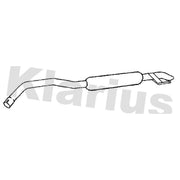 Klarius Box With Tail Pipe Rear PG985A