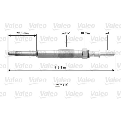 Valeo Diesel Engine Glow Plug 345135
