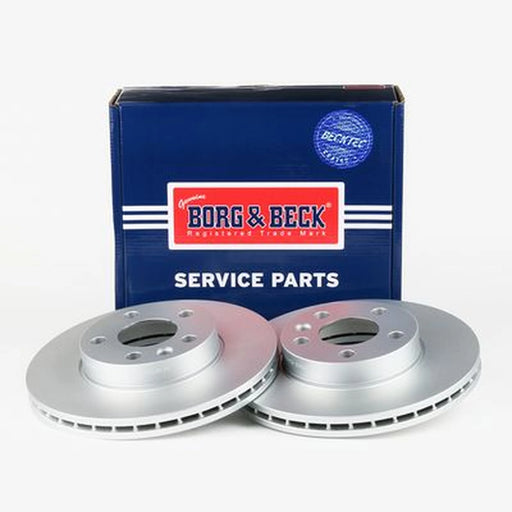 Borg & Beck 2 x Vented Front Brake Discs BBD4071