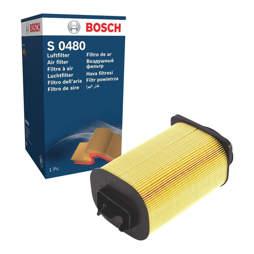 Genuine Bosch Car Air Filter S0480 Fits Mercedes-Benz C C200 - 2.0 - 13-18 F0264 Bosch  - Town Parts