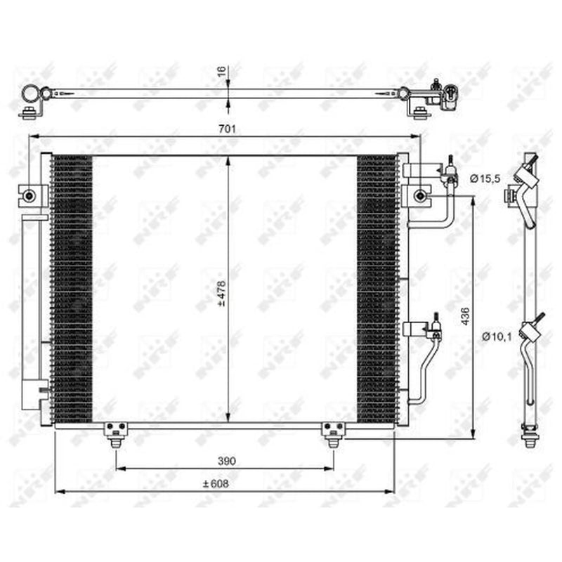 NRF Air Conditioning Condenser 350049