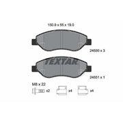 Textar Front Brake Pad Set 2455001