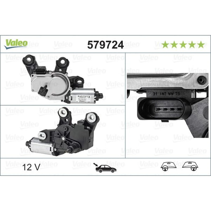 Valeo Front/Rear Wiper Motor Rear 579724