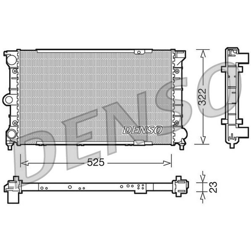 Denso Engine Radiator DRM32031