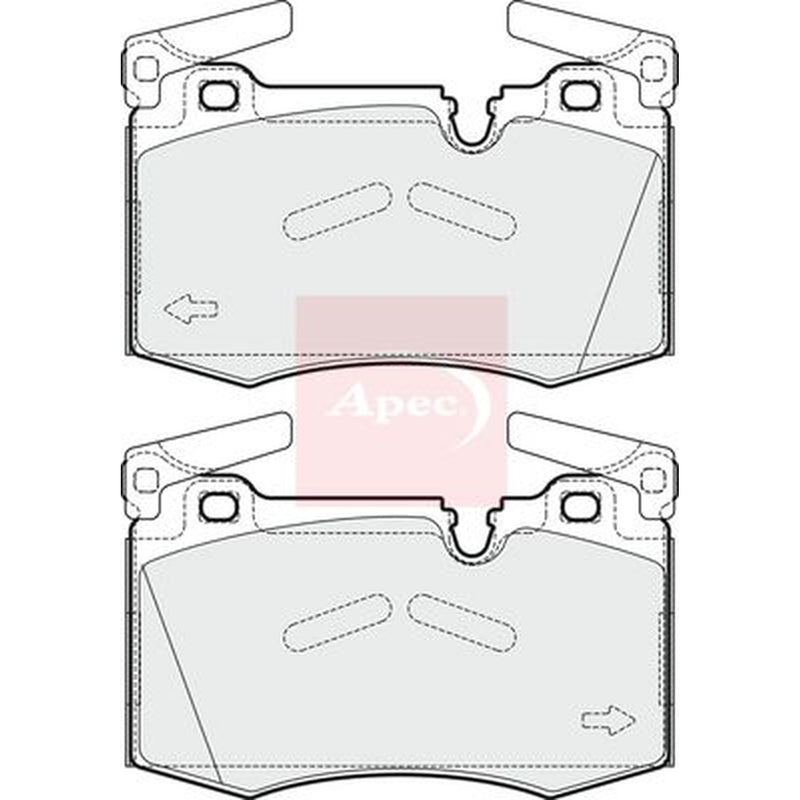 Apec Front Brake Pad Set PAD1683
