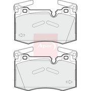 Apec Front Brake Pad Set PAD1683