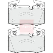 Apec Front Brake Pad Set PAD1683