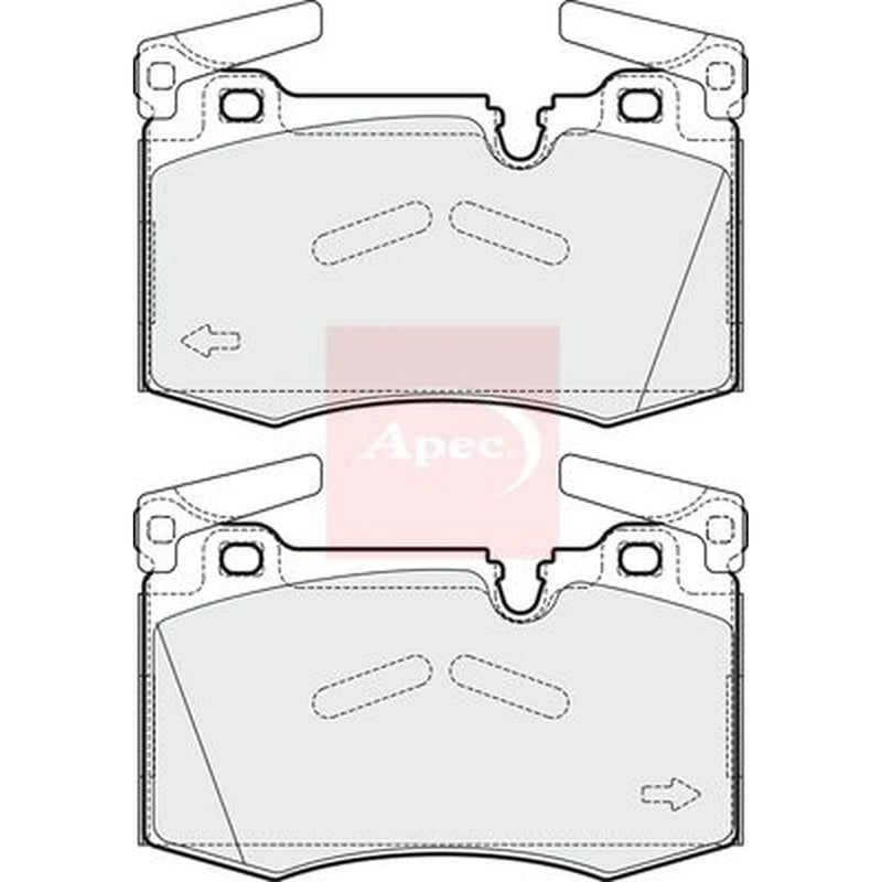 Apec Front Brake Pad Set PAD1683