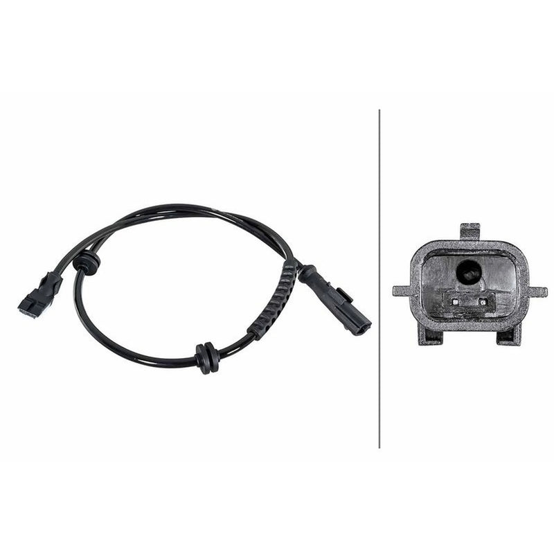 Hella ABS Wheel Speed Sensor Rear 6PU 358 252-081