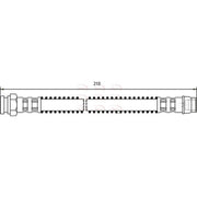 Apec Brake Hydraulic Hose Line Rear HOS3006