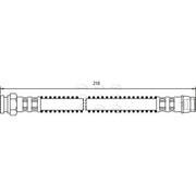 Apec Brake Hydraulic Hose Line Rear HOS3006