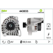 Valeo Car Alternator 12V 443033