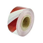 Faithfull Heavy-Duty Barrier Tape Red & White 70mm x 250m - FAITAPEBARHD