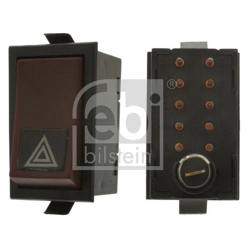 Febi Hazard Warning Light Switch 9 Connectors 11532