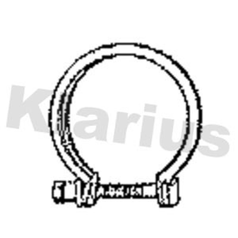 Klarius Exhaust System Clamping Piece OD ID Wide 430895