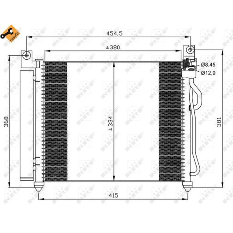 NRF Air Conditioning Condenser 35569