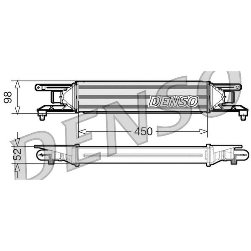 Denso Intercooler (Charge Air Cooler) DIT01001