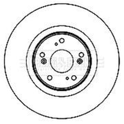 Borg & Beck 2 x Vented Front Brake Discs BBD5892S