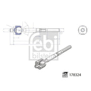 Febi Stabiliser Drop Link Front Right 178324